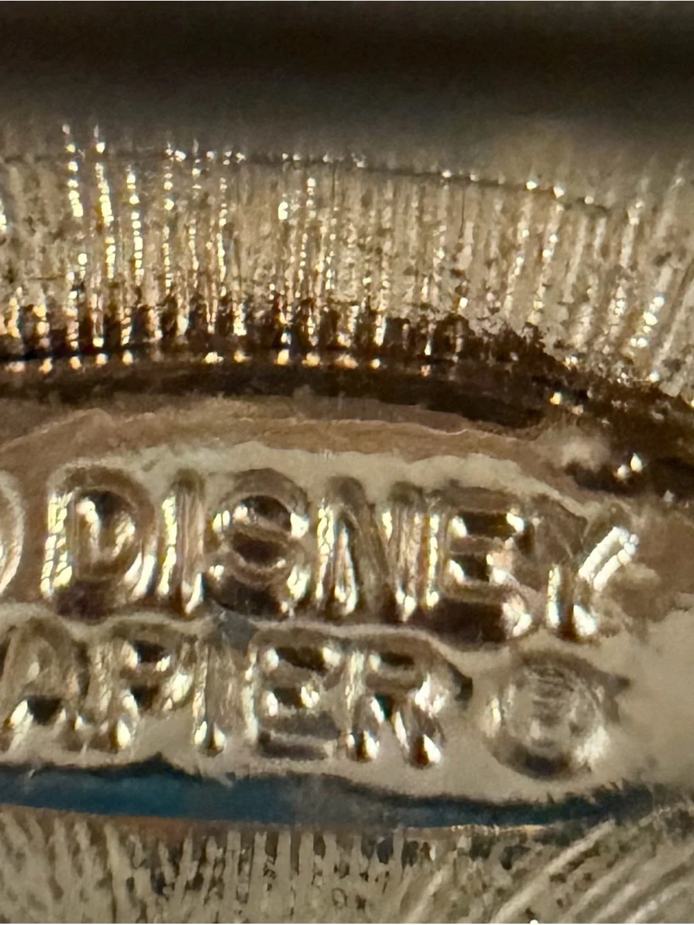 Napier Gold Crystal Mickey Mouse Pin with Black Enamel Ears